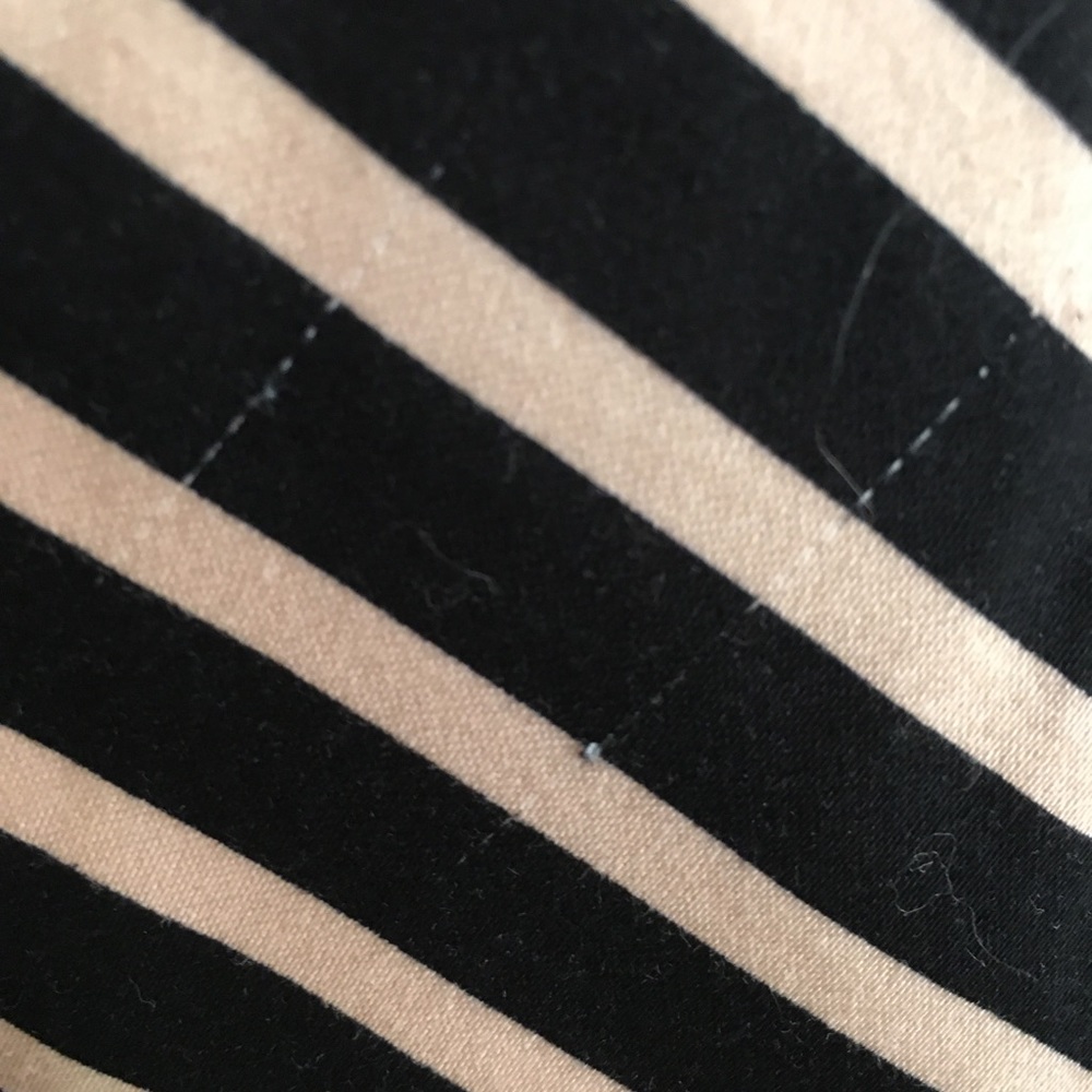 Black and Tan Herringbone Dress - Picture 8 of 8